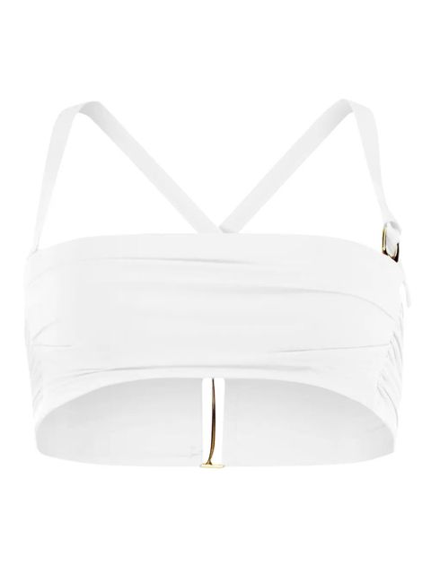 Jacquemus cross-back halterneck bikini - White - zdjęcie produktu nr 1