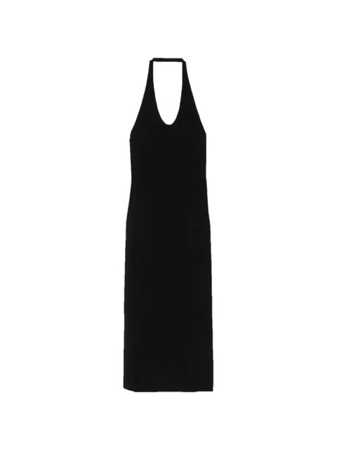 TOTEME halterneck midi dress - Black - zdjęcie produktu nr 1