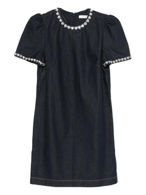 ZIMMERMANN embellished denim mini dress - Blue - zdjęcie produktu nr 1