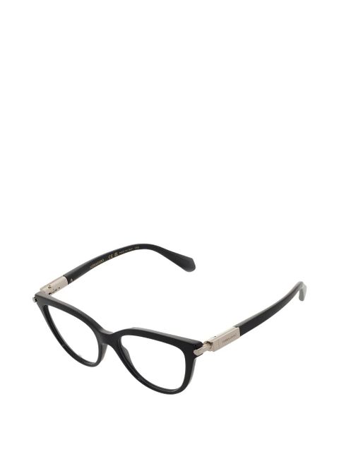 Ferragamo cat-eye glasses - Black