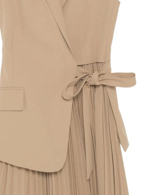 Simkhai Eman Pleated Mini Dress - Neutrals - zdjęcie produktu nr 2