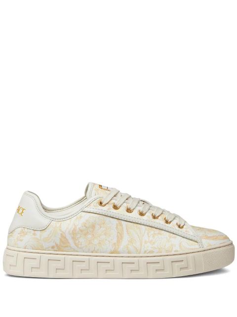 Versace Greca printed sneakers - Neutrals - zdjęcie produktu nr 1