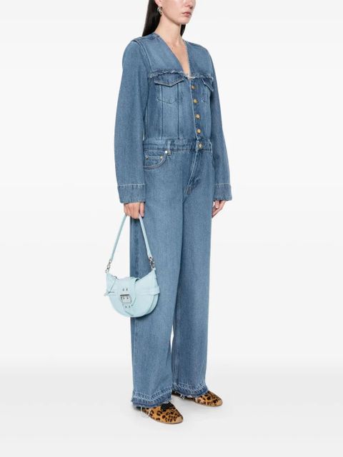 GANNI small Bucky crossbody bag - Blue - zdjęcie produktu nr 2