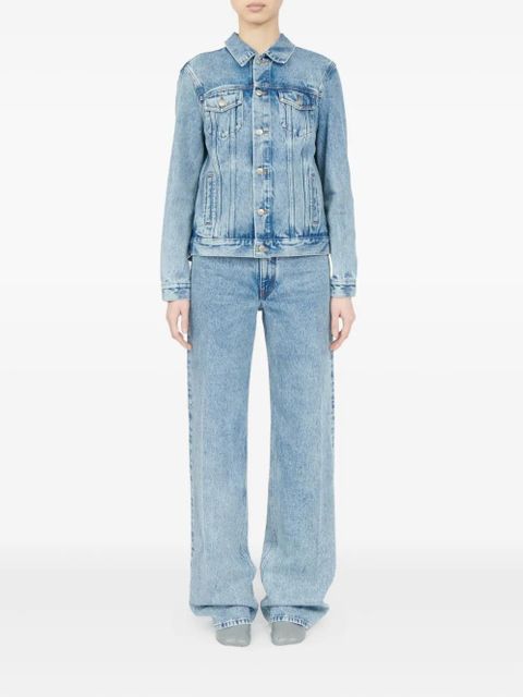 MM6 Maison Margiela light-wash denim jacket - Blue