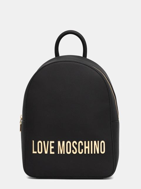 Love Moschino plecak damski kolor czarny duży gładki JC4193PP0NKD0000 - zdjęcie produktu nr 1