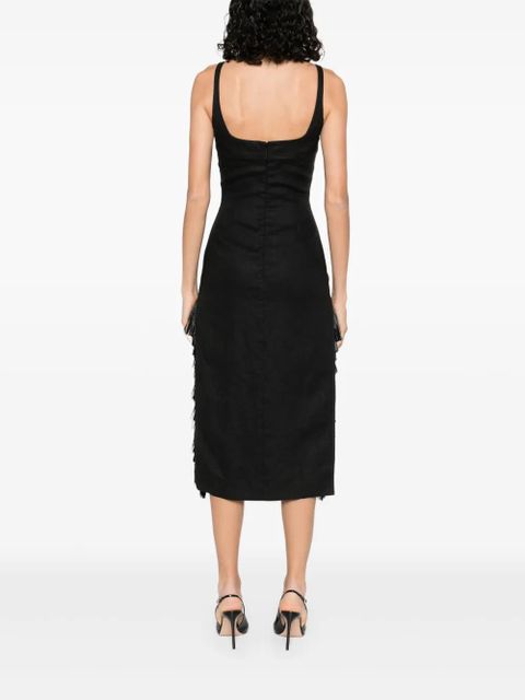 16Arlington Santina midi dress - Black