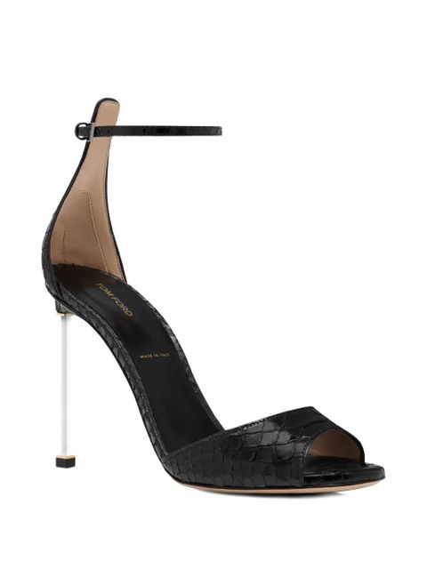 TOM FORD ankle strap heeled sandals - Black - zdjęcie produktu nr 2