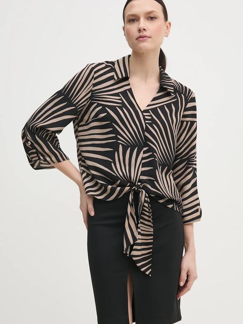 Joseph Ribkoff bluzka damska kolor czarny wzorzysta 251083 - zdjęcie produktu nr 1