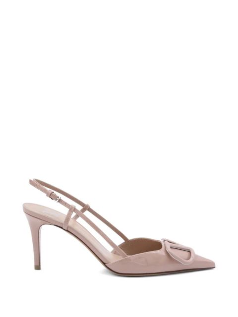 Valentino Garavani Vlogo Signature strap pumps - Pink - zdjęcie produktu nr 1