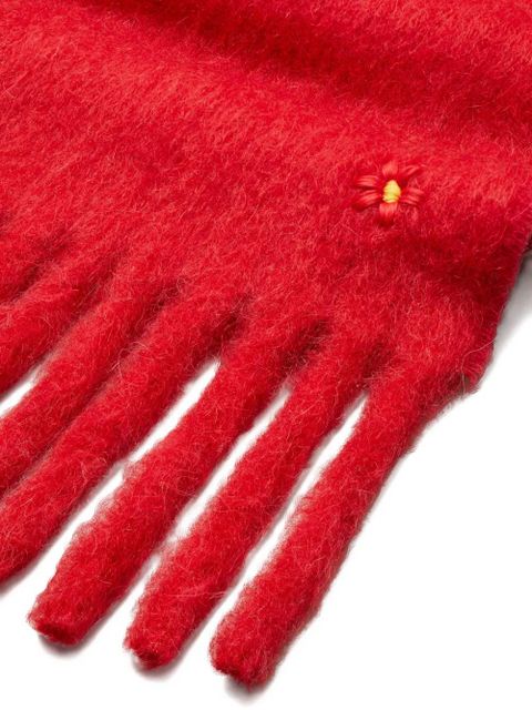 Tory Burch fringed scarf - Red - zdjęcie produktu nr 2