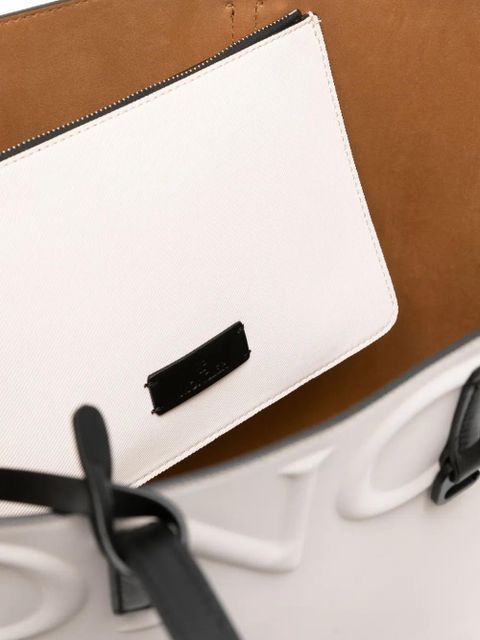 Moncler mini Very tote bag - White