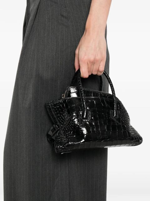 The Attico mini La Passeggiata tote bag - Black - zdjęcie produktu nr 2