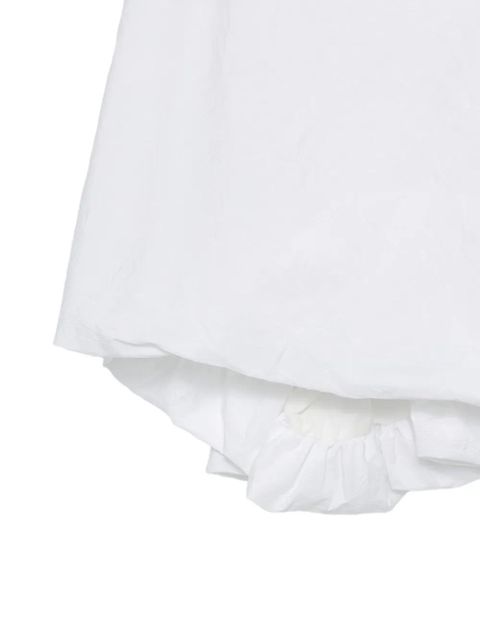 Róhe crinkled balloon skirt - White