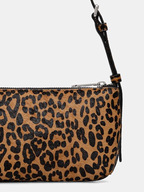 Tommy Jeans torebka skórzana kolor brązowy AW0AW18008 - zdjęcie produktu nr 2