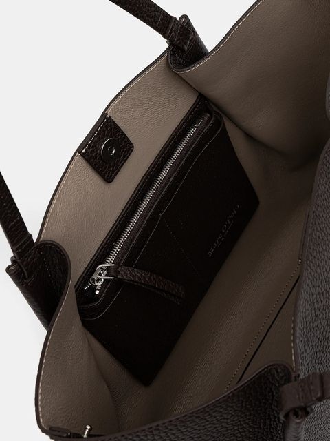 Marc O'Polo torebka skórzana kolor brązowy 5000009281