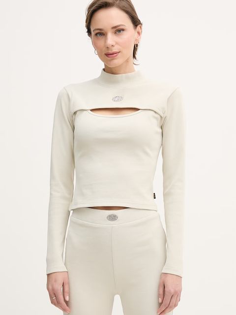 Alpha Industries longsleeve damski bawełniano-elastanowy World Cut Out Longsleeve W - zdjęcie produktu nr 2