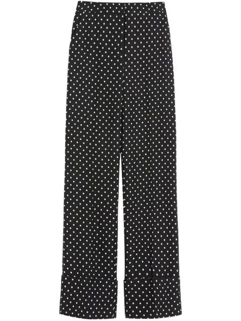 Valentino Garavani Supergran Plusdepois-print trousers - Black - zdjęcie produktu nr 1