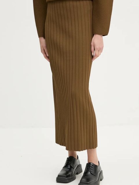 By Malene Birger spódnica FIEMME kolor zielony maxi prosta Q72575002