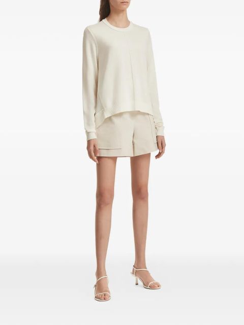 3.1 Phillip Lim buckled-waistband cotton shorts - Neutrals - zdjęcie produktu nr 2