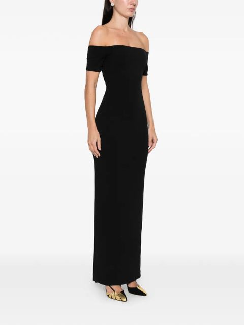 Solace London Nile off-shoulder maxi dress - Black