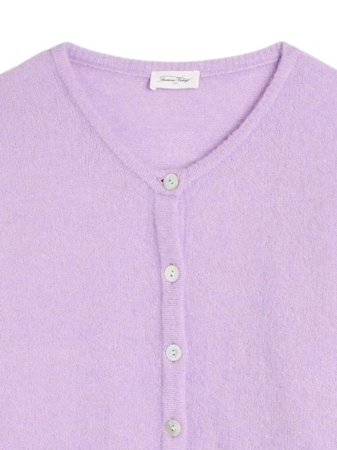 American Vintage Vitow button v-neck cardigan - Purple - zdjęcie produktu nr 1