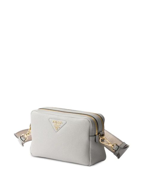Prada small logo-detail shoulder bag - Grey