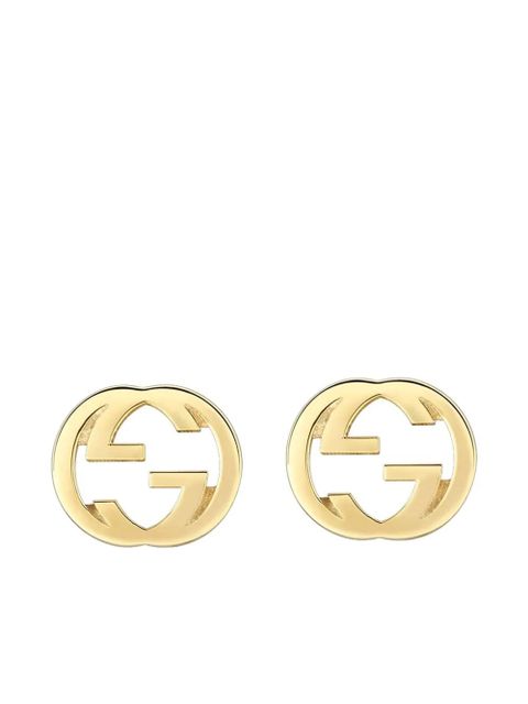 Gucci Interlocking earrings - Gold - zdjęcie produktu nr 1