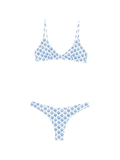 MC2 Saint Barth Panamy floral-print bikini - White - zdjęcie produktu nr 1