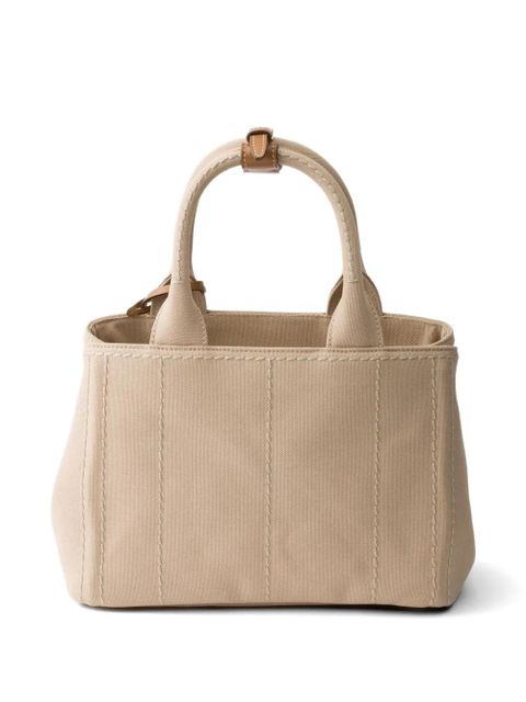 Prada Jardini re small cotton canvas bag - Neutrals - zdjęcie produktu nr 2