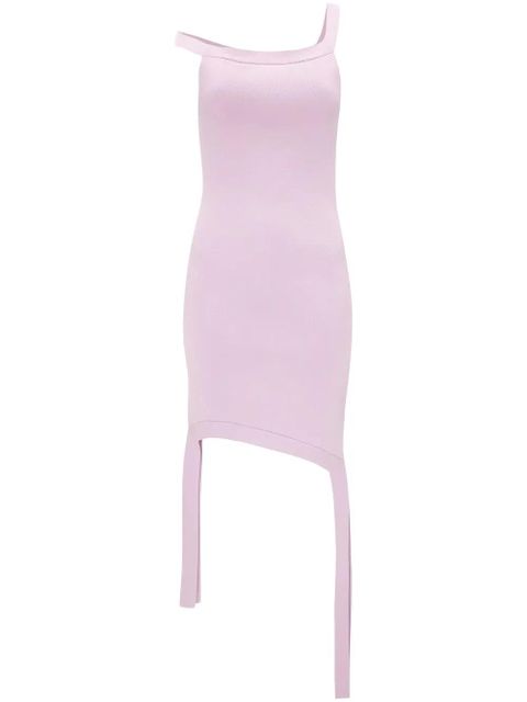 JW Anderson deconstructed knitted mini dress - Purple - zdjęcie produktu nr 1
