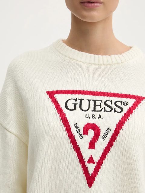Guess Jeans sweter bawełniany