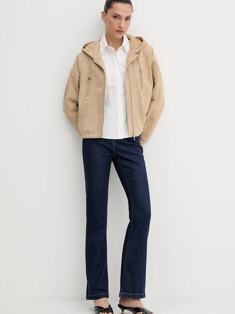 Weekend Max Mara koszula bawełniana NUORO damska kolor biały relaxed z kołnierzykiem klasycznym 2525116111600 - zdjęcie produktu nr 2