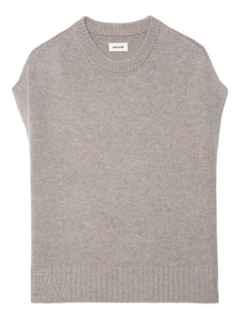 Zadig&Voltaire knitted sleeveless vest - Neutrals - zdjęcie produktu nr 1