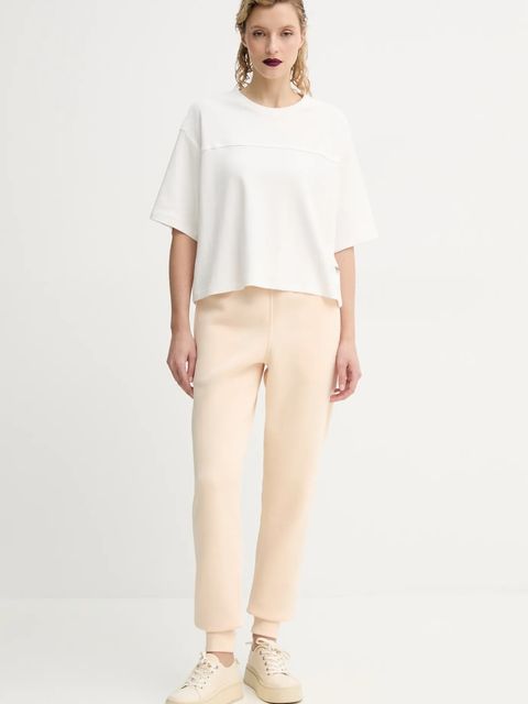 G-Star spodnie dresowe kolor beżowy gładkie D21320-C235