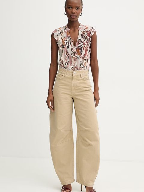 Marella bluzka z falbanką damska z wiskozy UGOLA - zdjęcie produktu nr 1