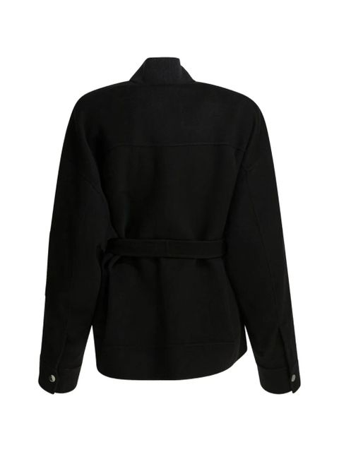 Max Mara belted zip-up jacket - Black - zdjęcie produktu nr 2