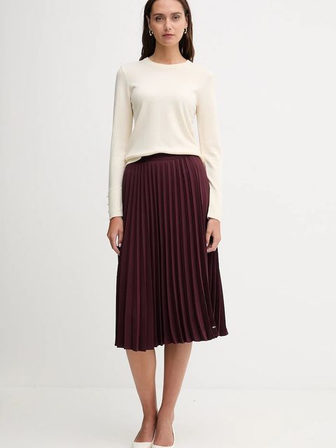 Barbour sweter z wełną CARLBY damski kolor beżowy lekki LKN1686 - zdjęcie produktu nr 2