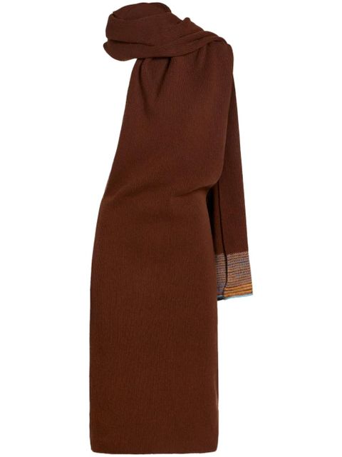 ETRO ribbed-knit midi dress - Brown - zdjęcie produktu nr 1