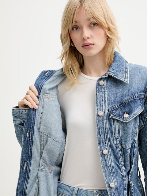 BOSS Orange kurtka jeansowa C CHINCHED JACKET