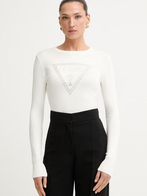 Guess sweter damski z wiskozą KATIE - zdjęcie produktu nr 1