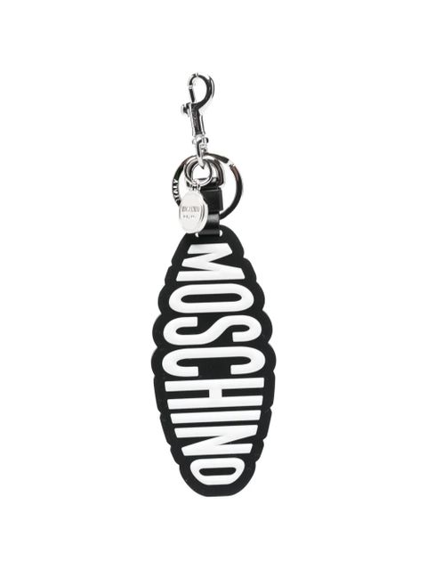 Moschino logo-detail keyring - Black - zdjęcie produktu nr 1