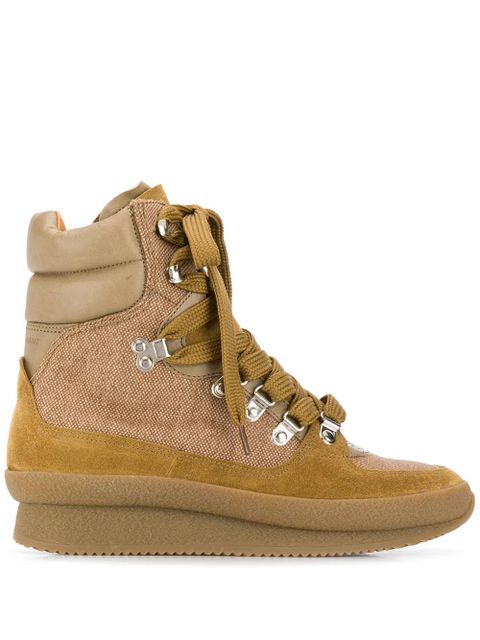 ISABEL MARANT chunky lace-up boots - Green - zdjęcie produktu nr 1