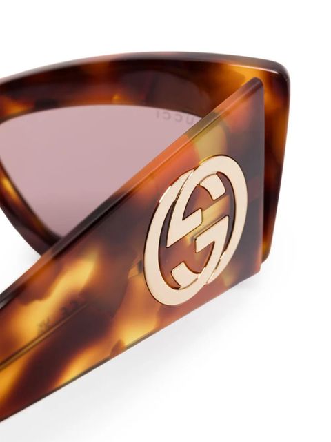 Gucci Eyewear square-frame sunglasses - Brown