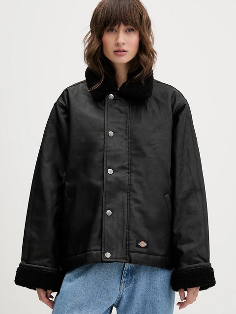 Dickies kurtka kolor czarny przejściowa oversize DK0A87OM