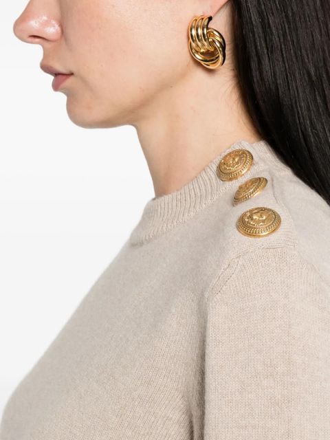 Balmain ribbed sweater - Neutrals