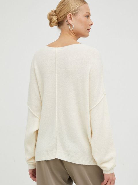 American Vintage sweter z domieszką wełny PULL ML COL BATEAU