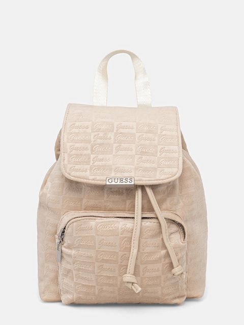 Guess plecak damski kolor beżowy mały V5BZ11 WF800 - zdjęcie produktu nr 1
