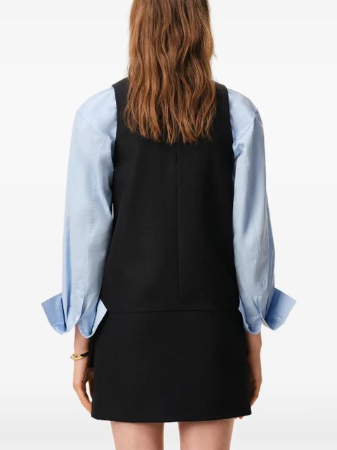 AMI Paris belted mini dress - Black