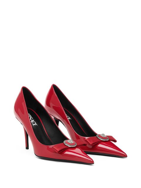 Versace 85mm Gianni Ribbon pumps - Red - zdjęcie produktu nr 2