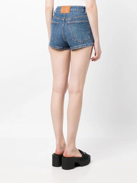 Alexander Wang mid-rise denim skort - Blue